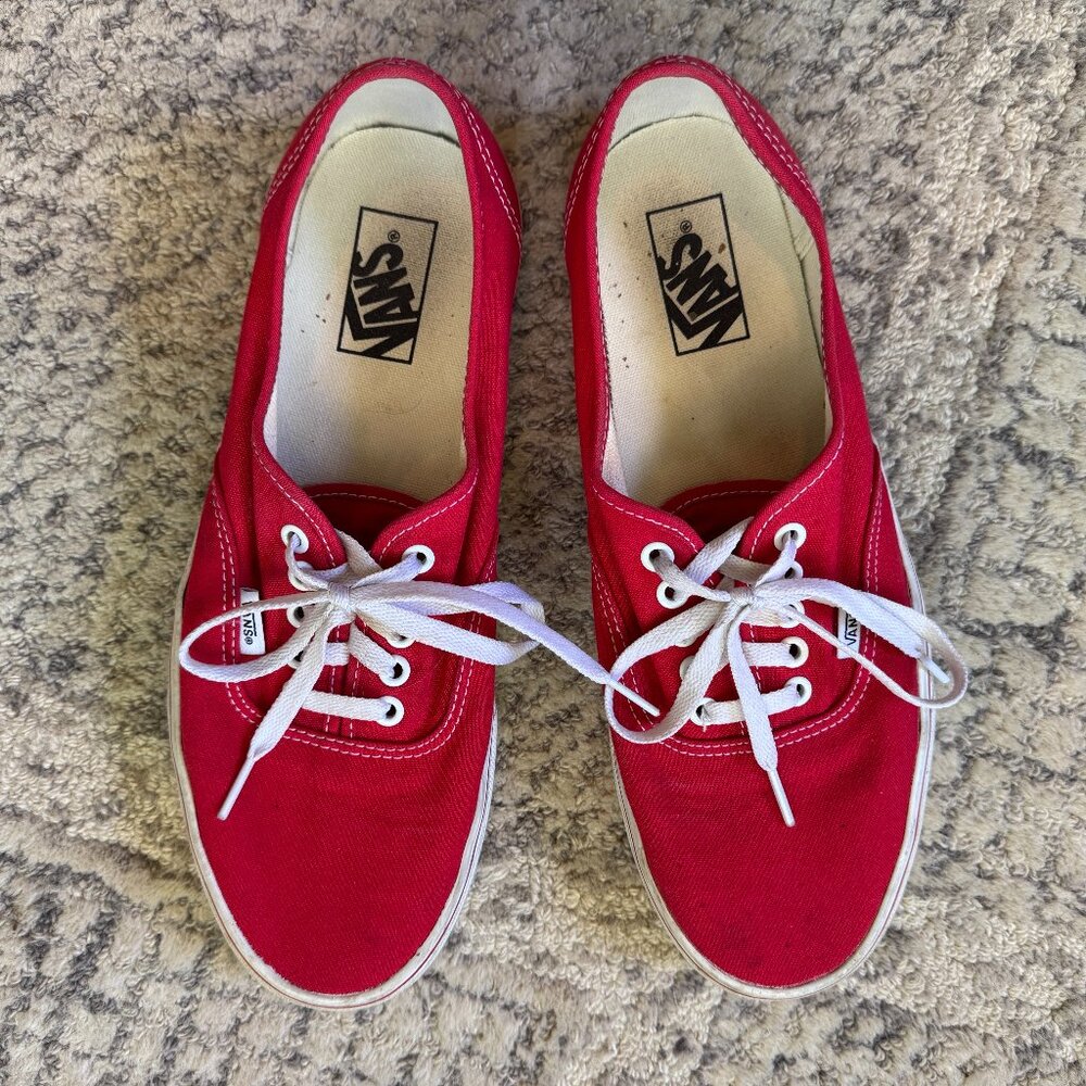 Vans Authentic Red Size 11